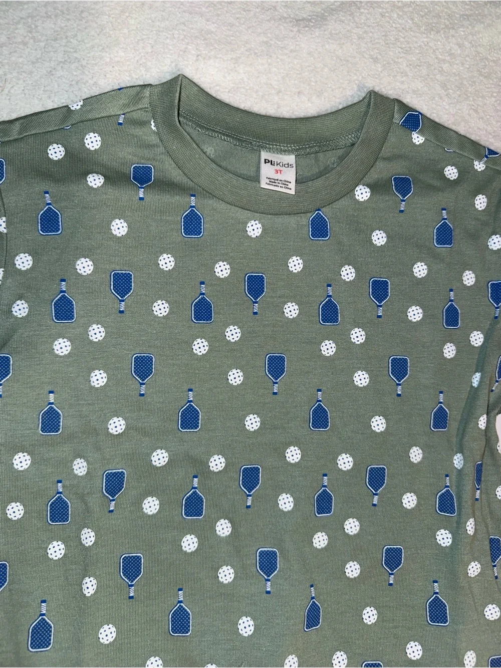 Petit Lem Kids' Pickleball Jersey T-Shirt & Shorts Set, size 3T, NWT